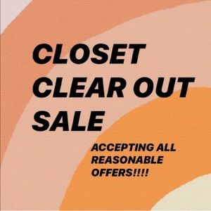 CLOSET CLEAROUT 🧡